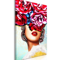 Kunstdruck auf Leinwand 'Sweet Lips Vertical'