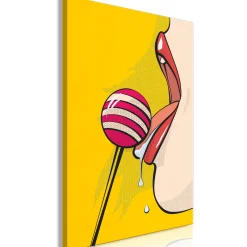 Kunstdruck auf Leinwand 'Sweet Lollipop Vertical'