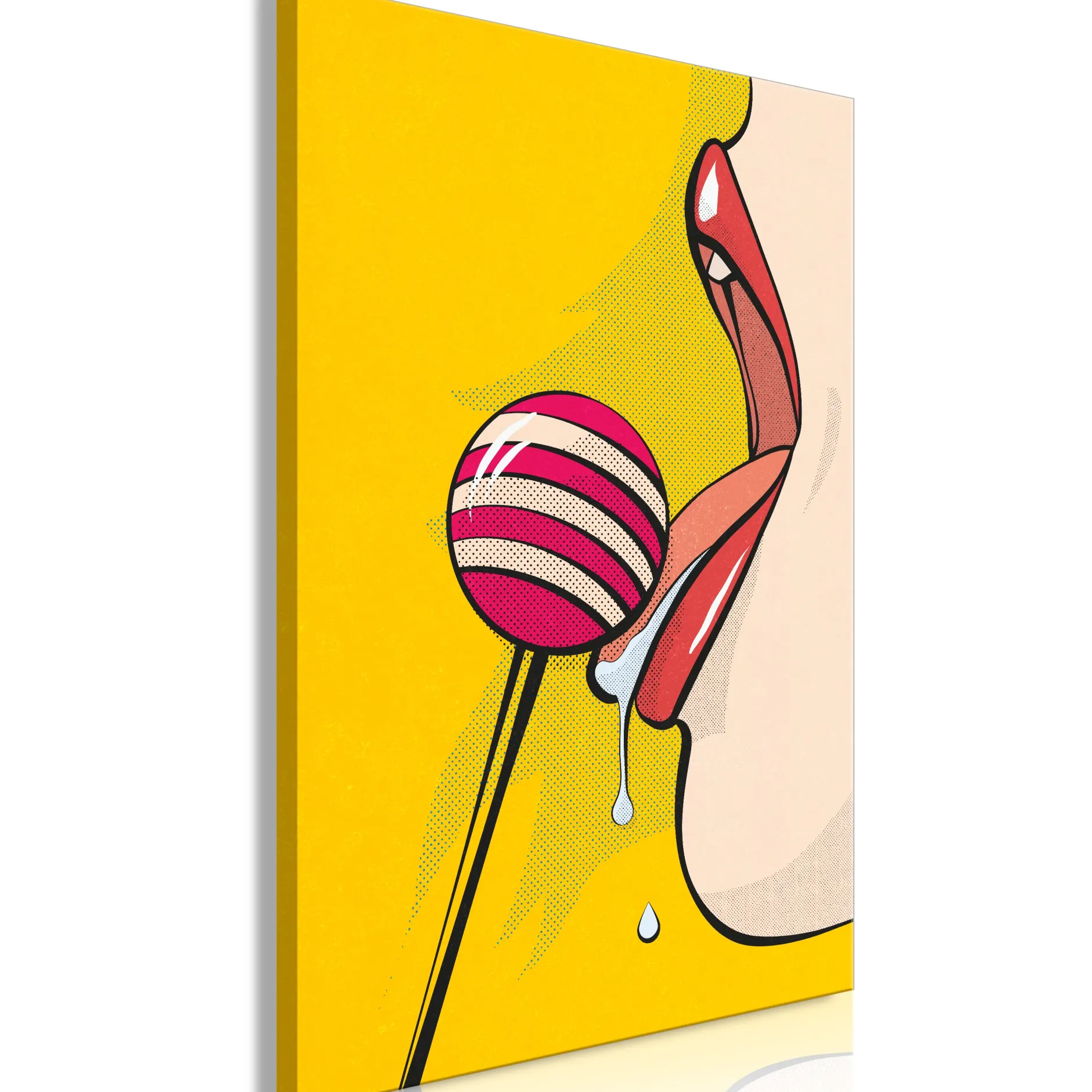 Kunstdruck auf Leinwand 'Sweet Lollipop Vertical'