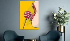 Kunstdruck auf Leinwand 'Sweet Lollipop Vertical'
