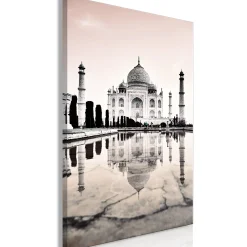 Kunstdruck auf Leinwand 'Taj Mahal Vertical'