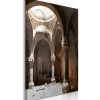 Kunstdruck auf Leinwand 'Temple Vertical'