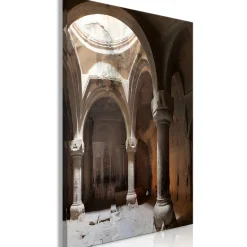 Kunstdruck auf Leinwand 'Temple Vertical'
