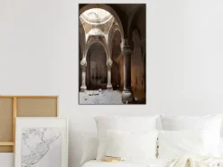 Kunstdruck auf Leinwand 'Temple Vertical'