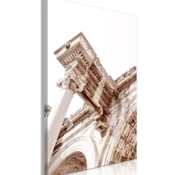 Kunstdruck auf Leinwand 'Temple of Hadrian Vertical'