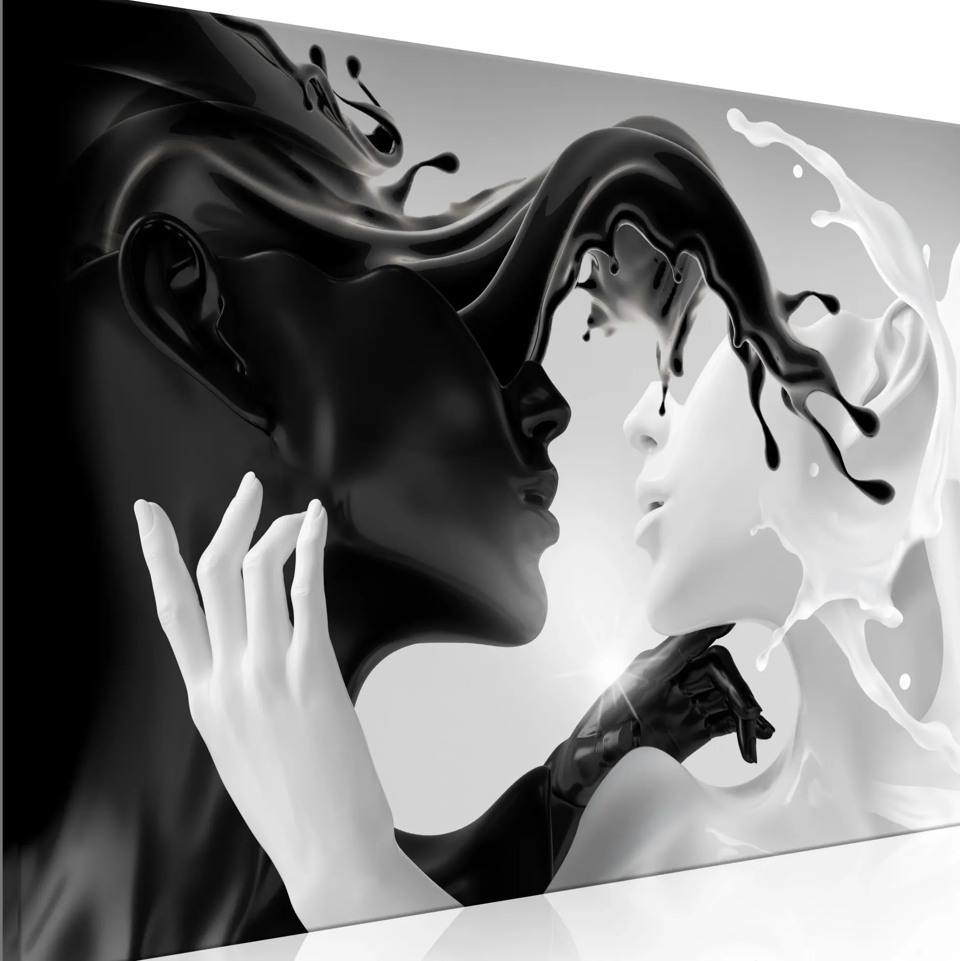 Kunstdruck auf Leinwand 'Tender Opposite Wide'