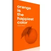 Kunstdruck auf Leinwand 'The Happiest Colour Vertical'