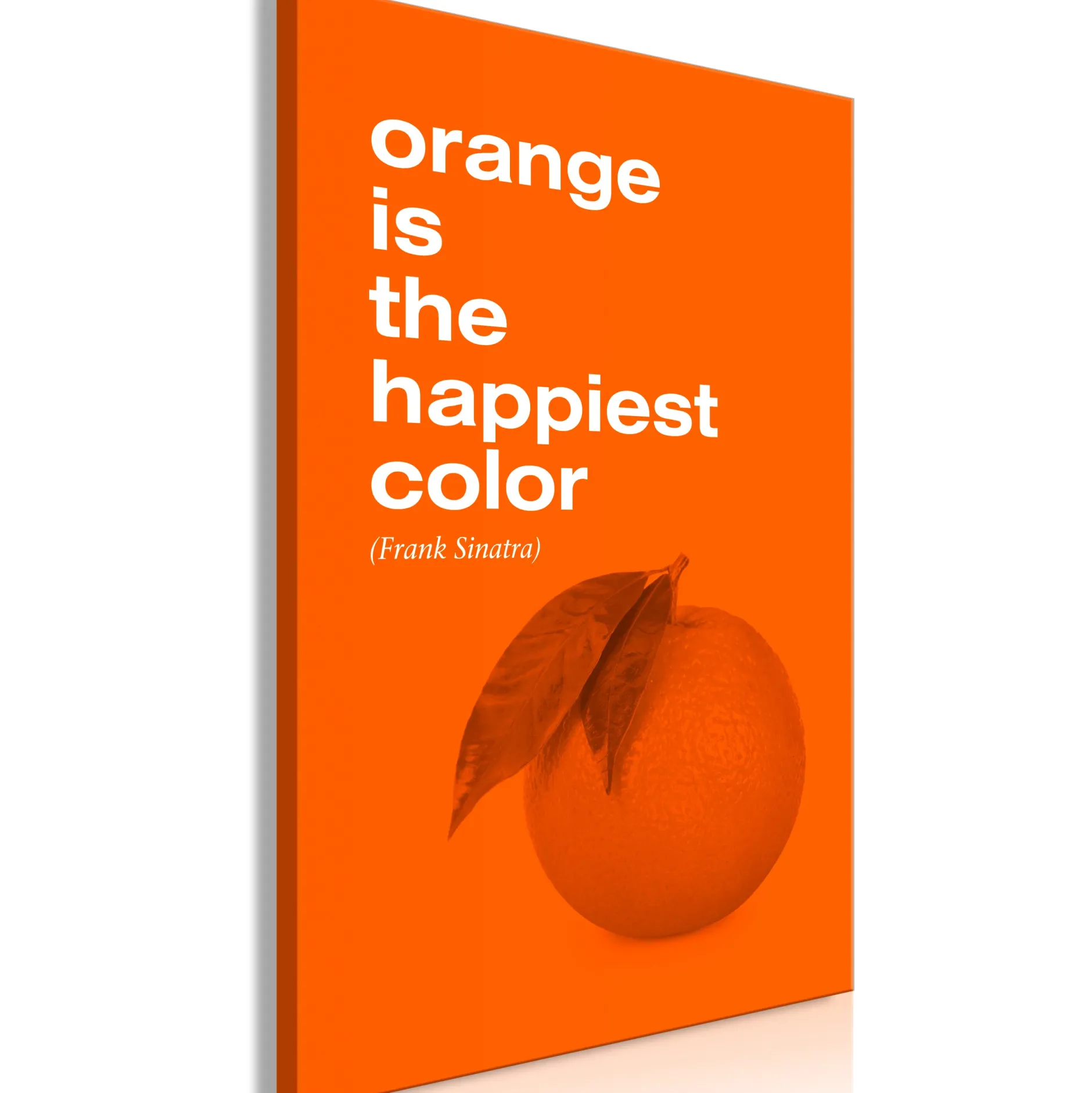Kunstdruck auf Leinwand 'The Happiest Colour Vertical'