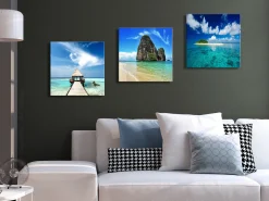 Kunstdruck auf Leinwand 'The Places of Dreams (3-teilig)'