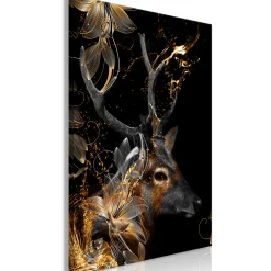 Kunstdruck auf Leinwand 'Treasure of the Woods Vertical'