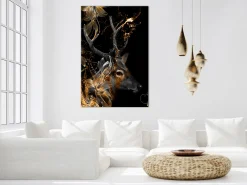 Kunstdruck auf Leinwand 'Treasure of the Woods Vertical'