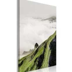 Kunstdruck auf Leinwand 'Tree Above Clouds Vertical'