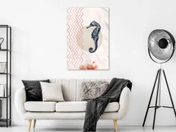 Kunstdruck auf Leinwand 'Underwater Steed Vertical'