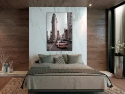 Kunstdruck auf Leinwand 'Urban Traffic Vertical'