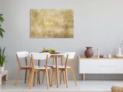 Kunstdruck auf Leinwand 'Vintage Leaves Wide'