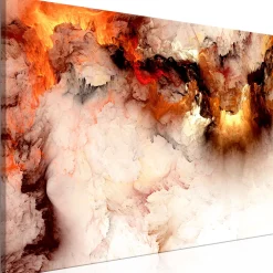 Kunstdruck auf Leinwand 'Volcanic Abstraction Wide'