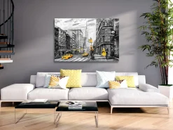 Kunstdruck auf Leinwand 'Walk in New York'