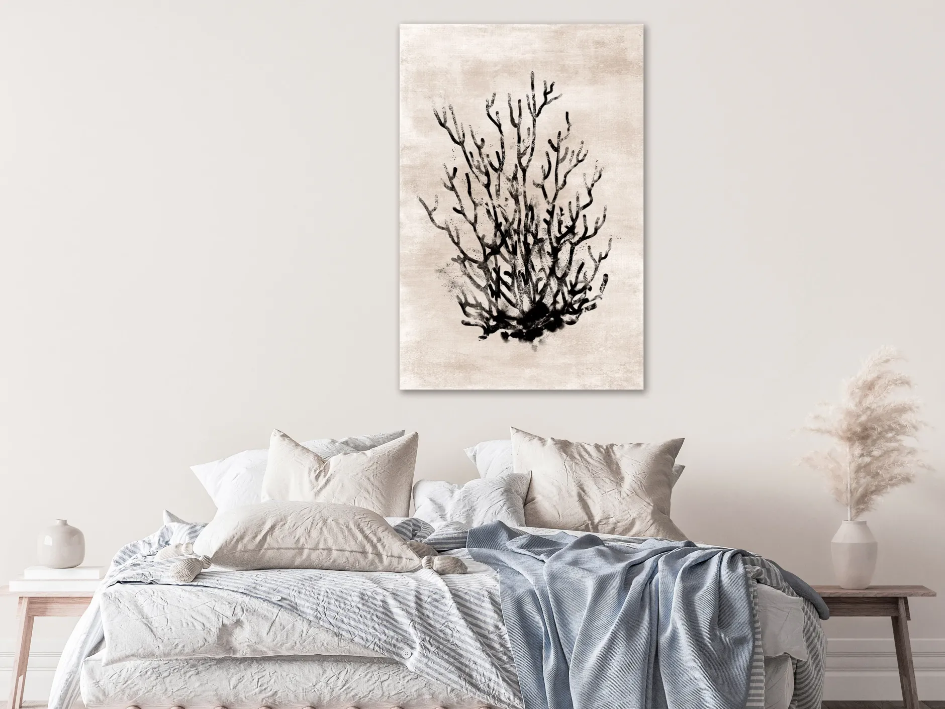Kunstdruck auf Leinwand 'Water Bush Vertical'