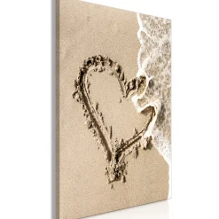 Kunstdruck auf Leinwand 'Wave of Love Vertical'