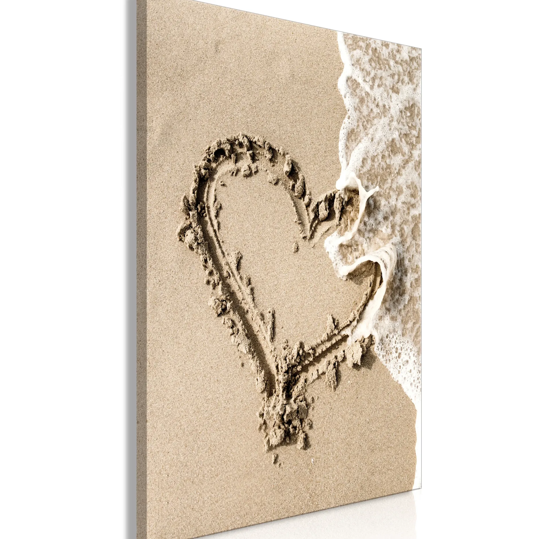 Kunstdruck auf Leinwand 'Wave of Love Vertical'