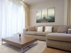 Kunstdruck auf Leinwand 'Weg ohne Wiederkehr - Triptychon'