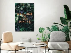 Kunstdruck auf Leinwand 'Welcome to the Junge Vertical'