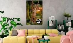 Kunstdruck auf Leinwand 'What's Up? Vertical'