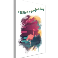 Kunstdruck auf Leinwand 'What a Perfect Day Vertical'