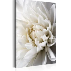 Kunstdruck auf Leinwand 'White Dahlia'