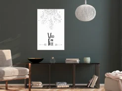 Kunstdruck auf Leinwand 'Wild and Free Vertical'