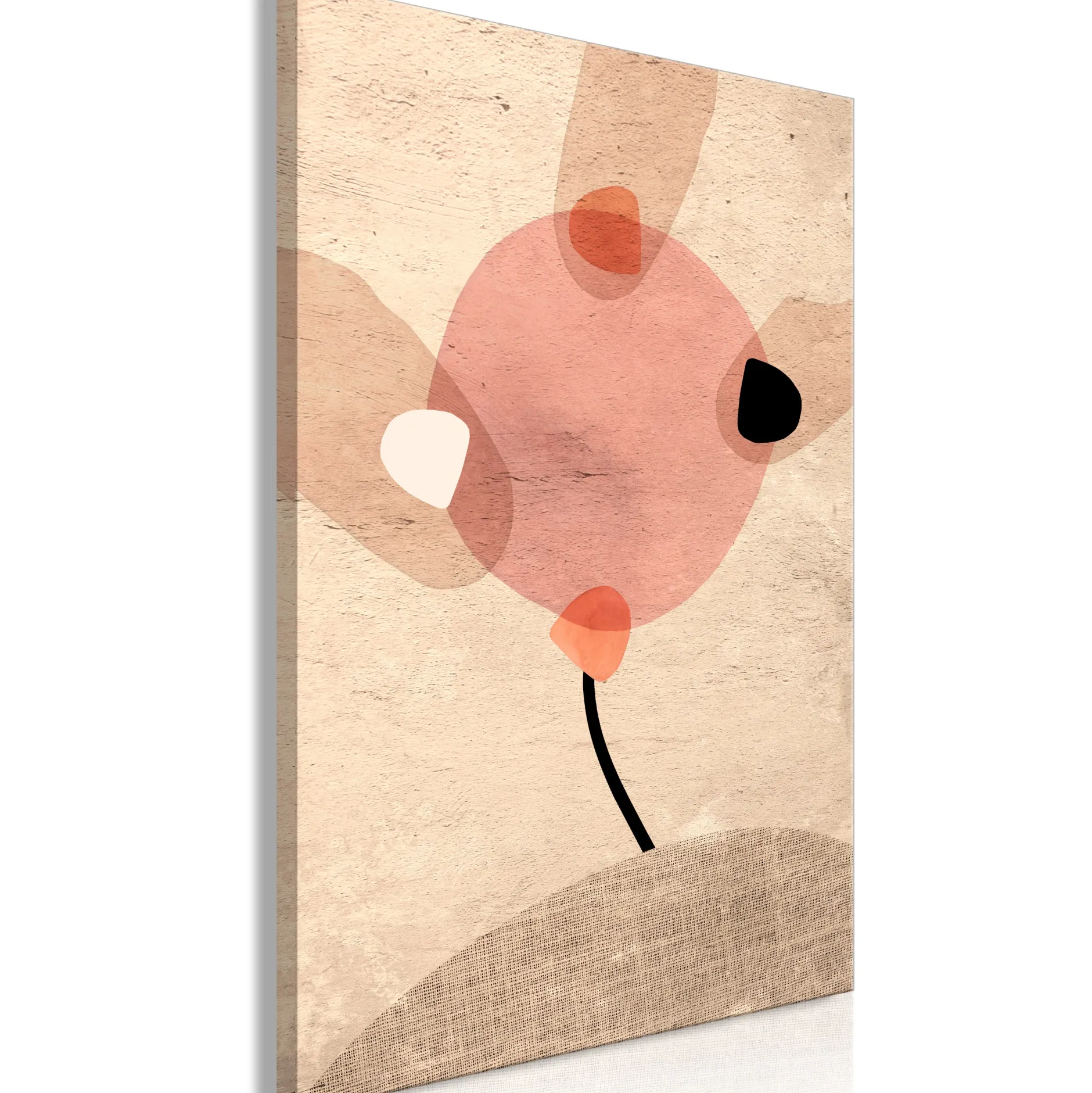 Kunstdruck auf Leinwand 'Windmill on the Hill Vertical'
