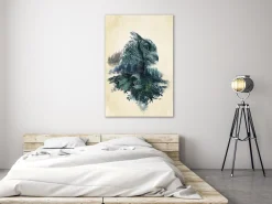 Kunstdruck auf Leinwand 'Wisdom of Nature Vertical'