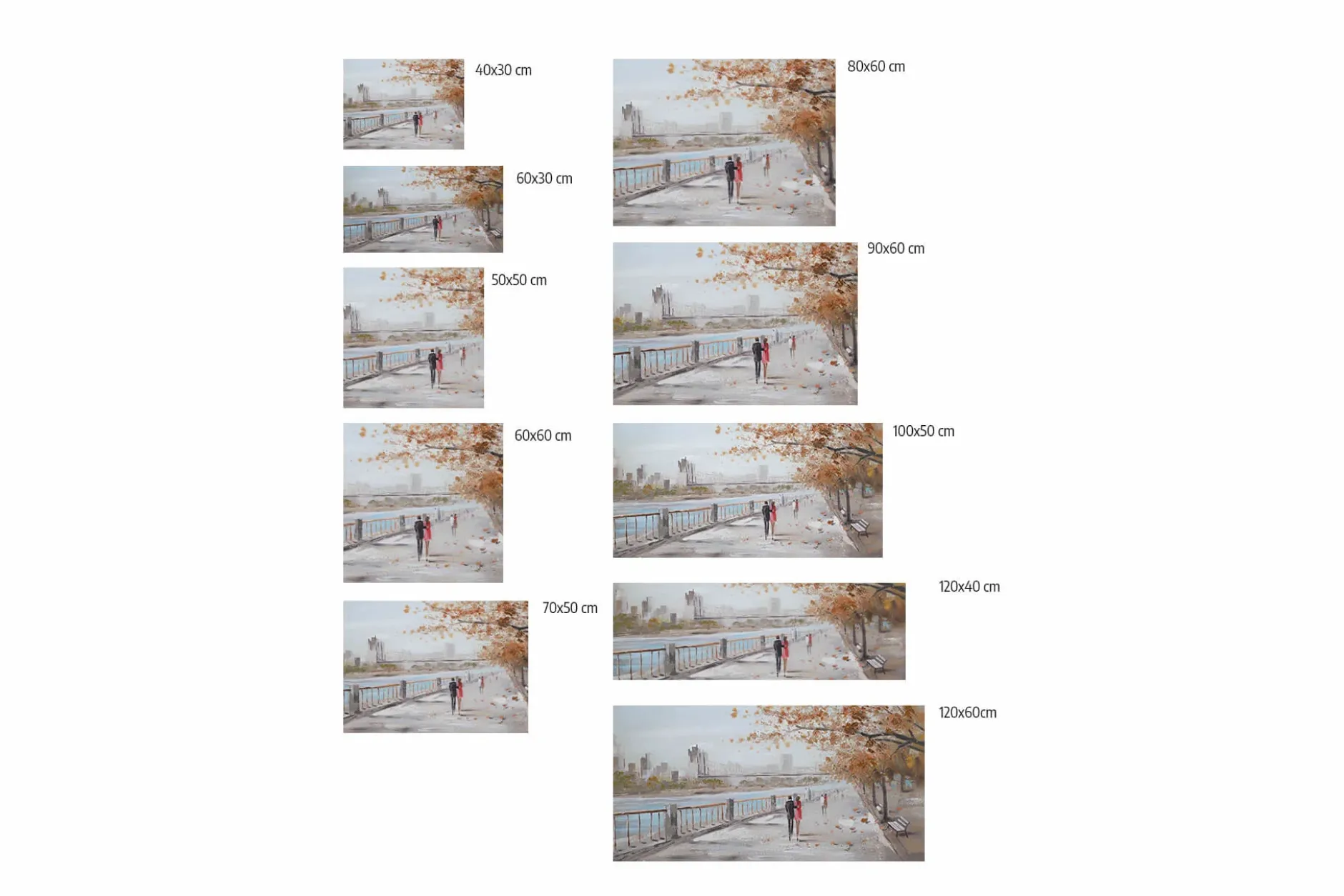 Kunstdruck 'Autumn Walk'