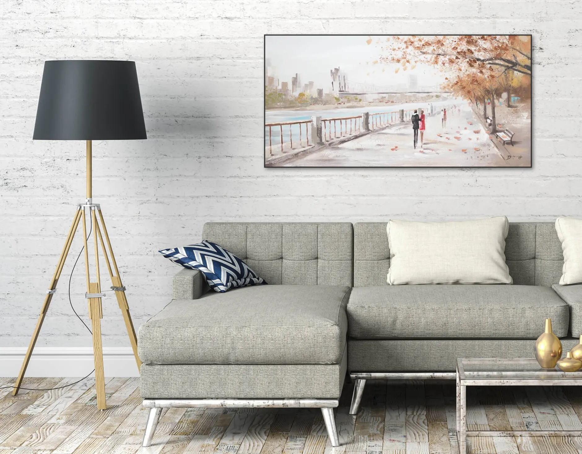 Kunstdruck 'Autumn Walk'