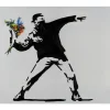 Kunstdruck 'Banksy's Flower Attack'