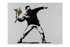 Kunstdruck 'Banksy's Flower Attack'