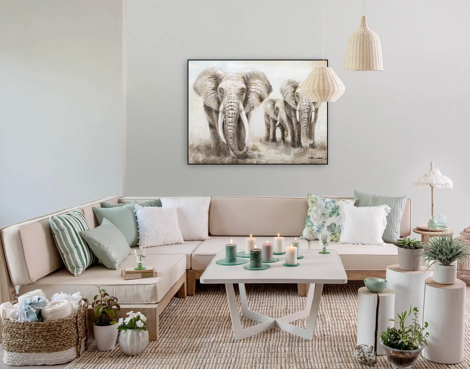 Kunstdruck 'Big Family'