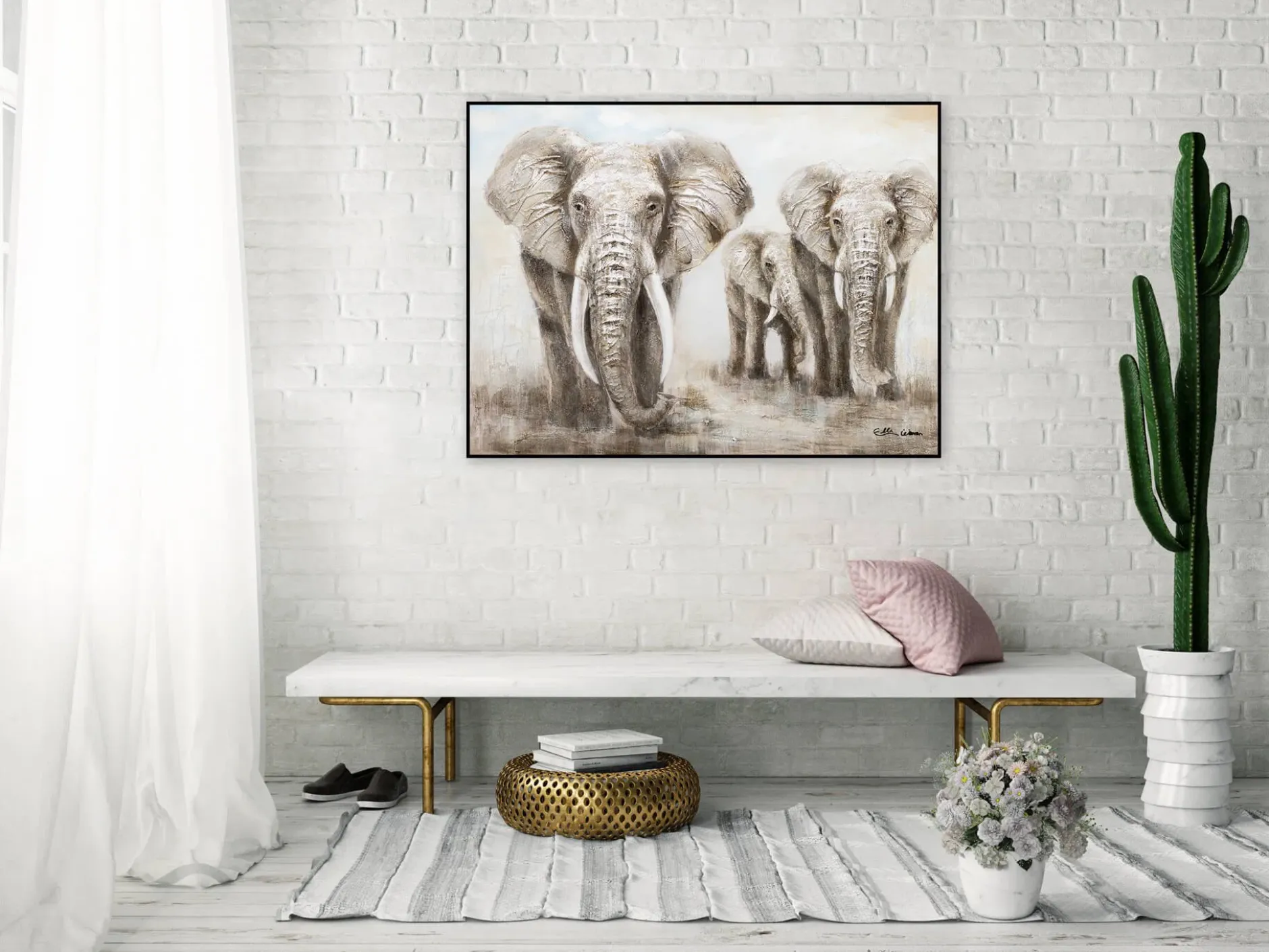 Kunstdruck 'Big Family'