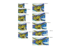 Kunstdruck 'Blaue Ewigkeit'