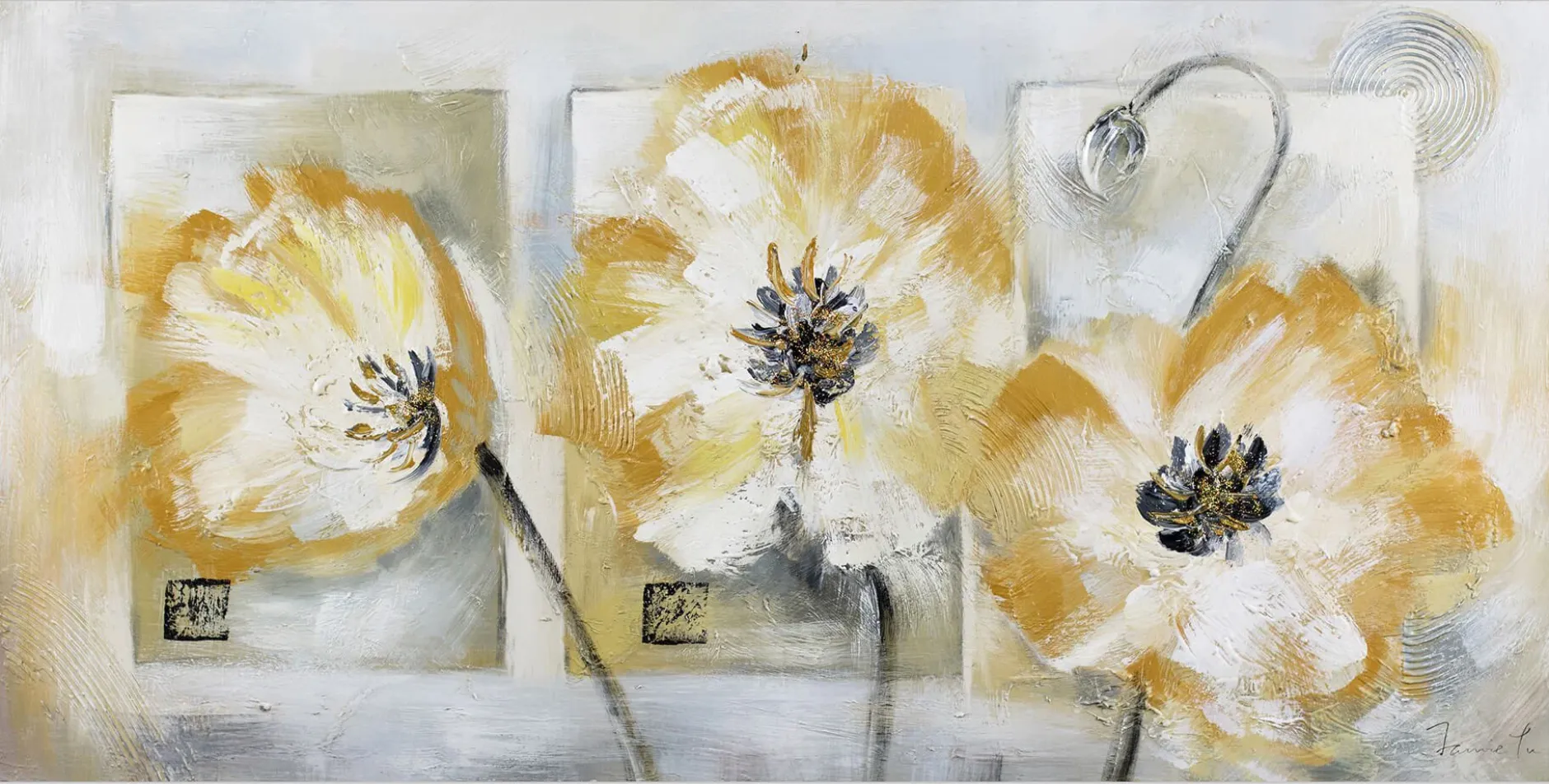 Kunstdruck 'Blumenkinder'