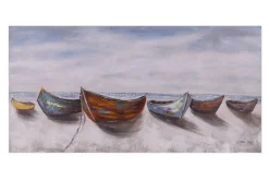 Kunstdruck 'Boote der Fischer'