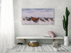 Kunstdruck 'Boote der Fischer'