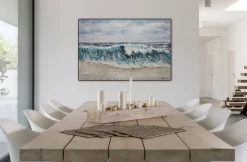 Kunstdruck 'Breaking Waves'