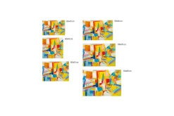 Kunstdruck 'Bunte Illusion'