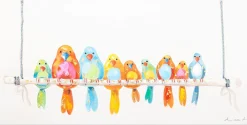 Kunstdruck 'Bunte Truppe'