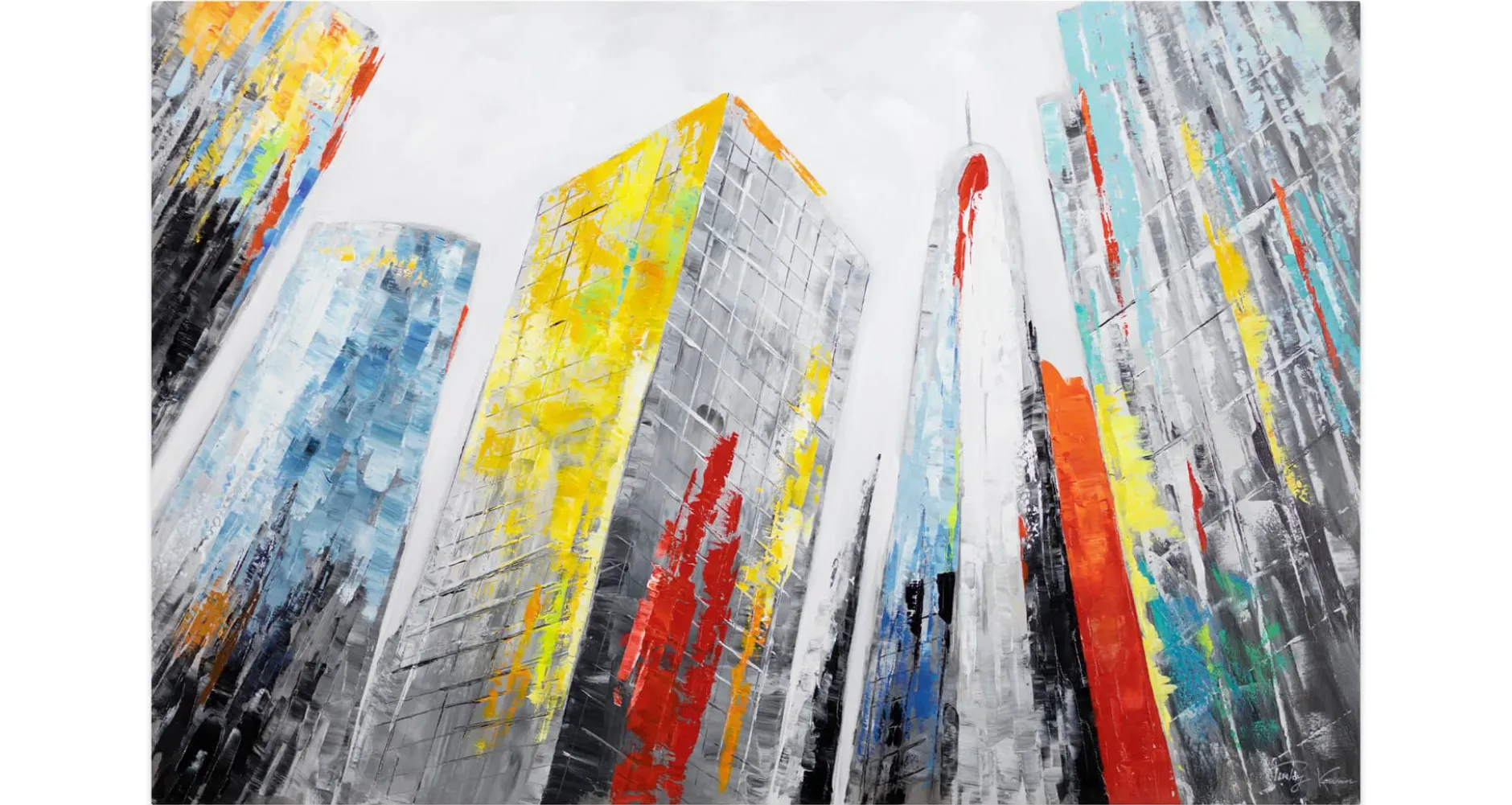 Kunstdruck 'City of Giants'