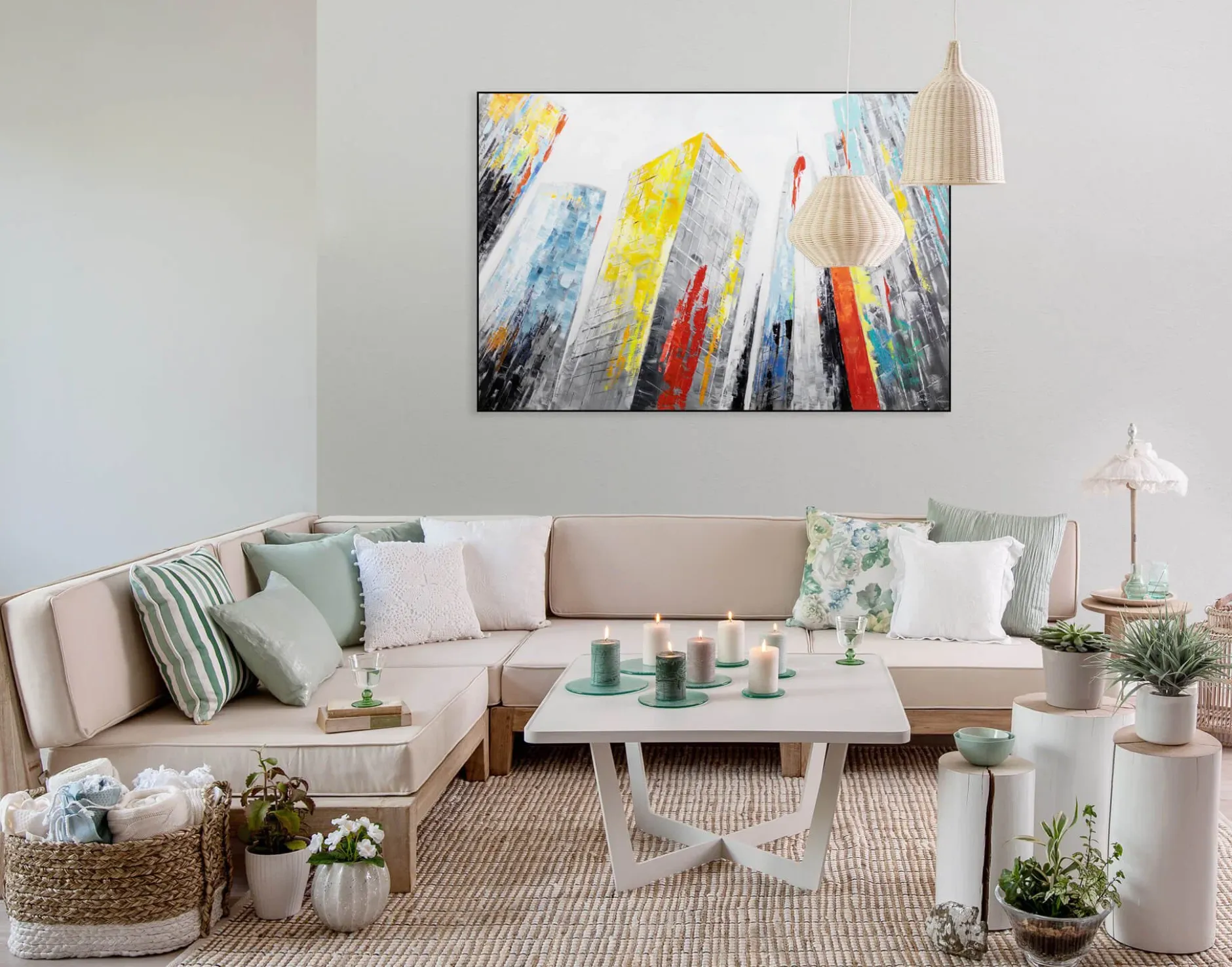 Kunstdruck 'City of Giants'