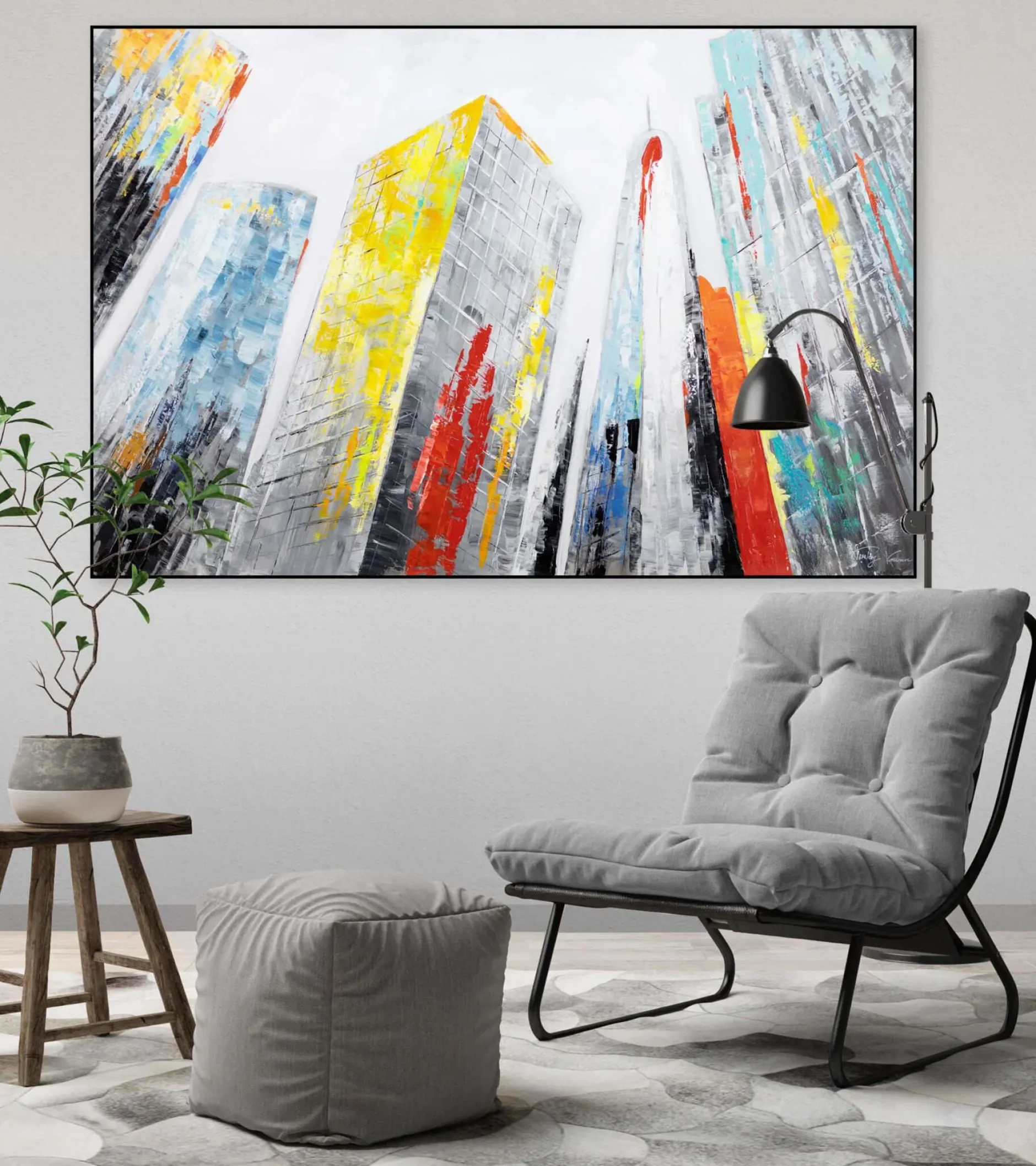 Kunstdruck 'City of Giants'
