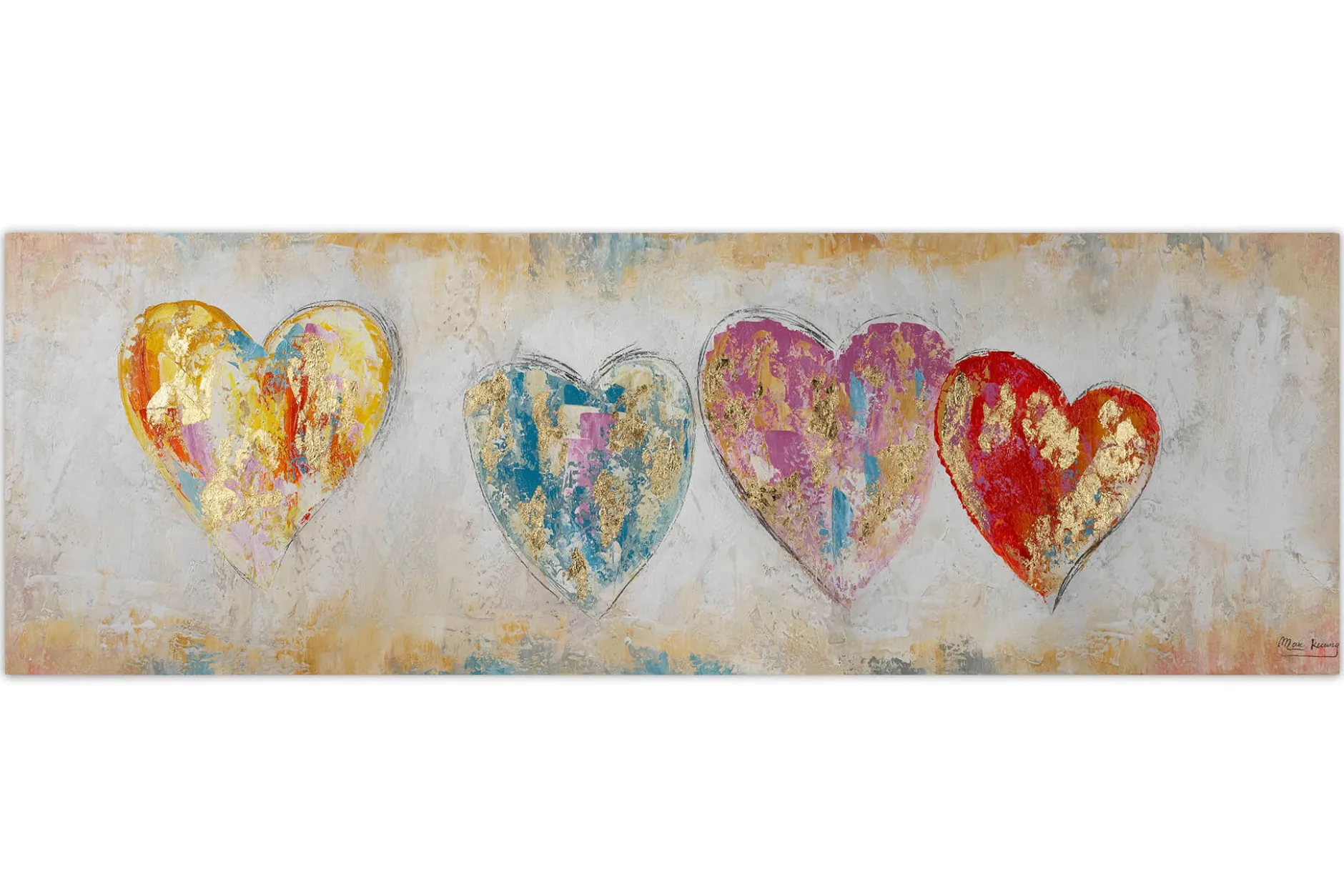 Kunstdruck 'Color My Heart'