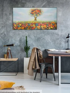 Kunstdruck 'Feld der Facetten'